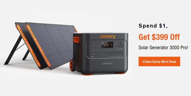 jackery generador solar 3000 pro detalles de venta
