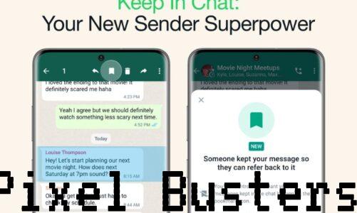 WhatsApp keep in chat messages
