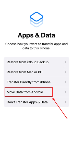 Transferir contatos do Android para o iPhone