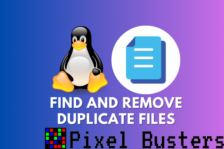 how to find and remove duplicate files in Linux