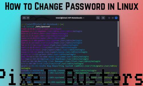 So ändern Sie das Passwort unter Linux