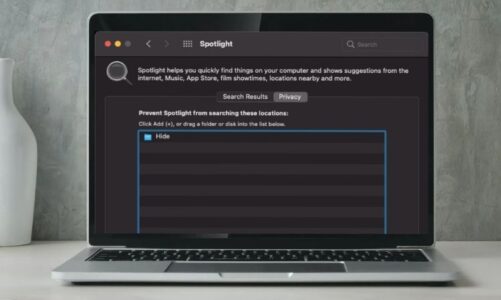 Cómo evitar que Spotlight busque ubicaciones específicas en Mac