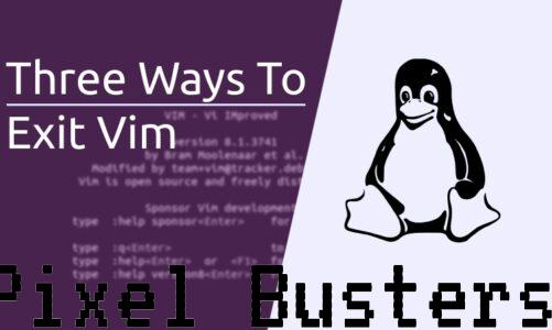 So beenden Sie Vim unter Linux (drei Möglichkeiten)