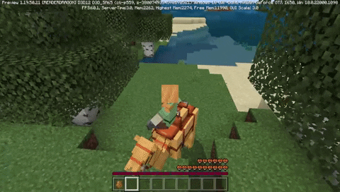 Cómo montar un camello en Minecraft 1.20